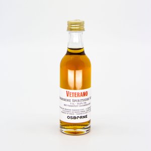Osborne Veterano 5 cl Packshot auf weißem Hintergrund