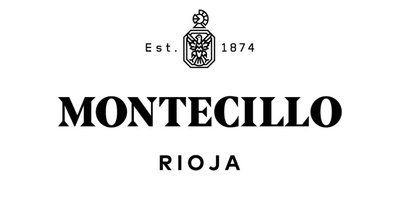 Das Logo von Montecillo zeigt den Schriftzug in kräftigen Buchstaben, umgeben von einem eleganten Wappen.